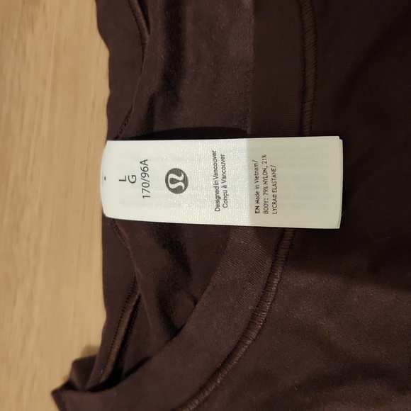 NWT Brown Lululemon Wundermost T-Shirt - Picture 2 of 3